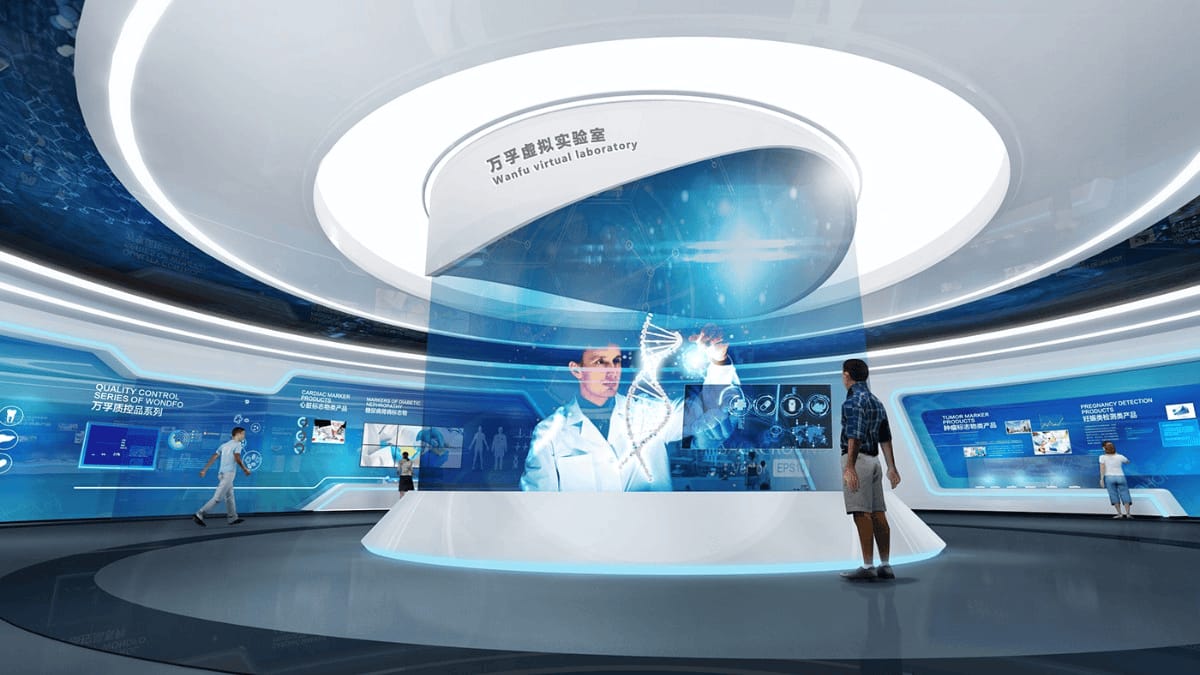 醫(yī)療器械科技企業(yè)展示廳設(shè)計(jì)